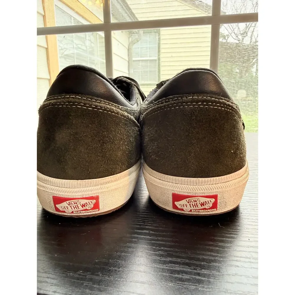 Vans Gilbert Crockett 2 Pro Skate Shoes Men’s Size 13 Olive Green Suede Canvas
